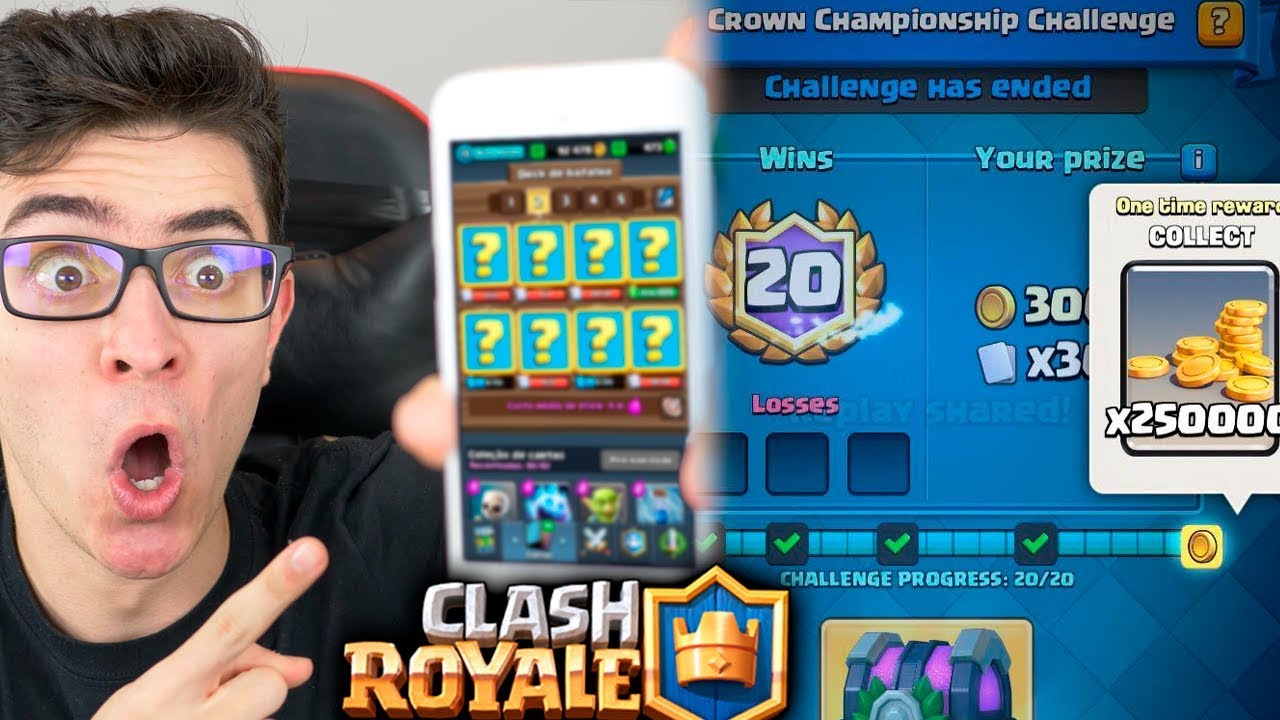 Como Vencer O Novo Desafio Das Vitorias Meu Deck Clash Royale