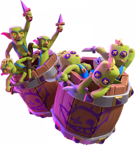 Barril de Goblins Evoluído do Clash Royale