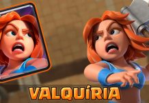 Carta da Valquíria no Clash Royale