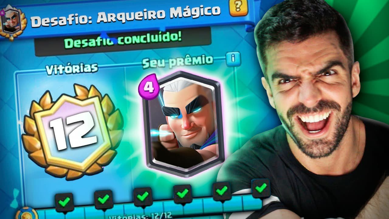 Ganhei O Novo Desafio Do Arqueiro MÁgico No Clash Royale Well Played Clash Royale Dicas 6006