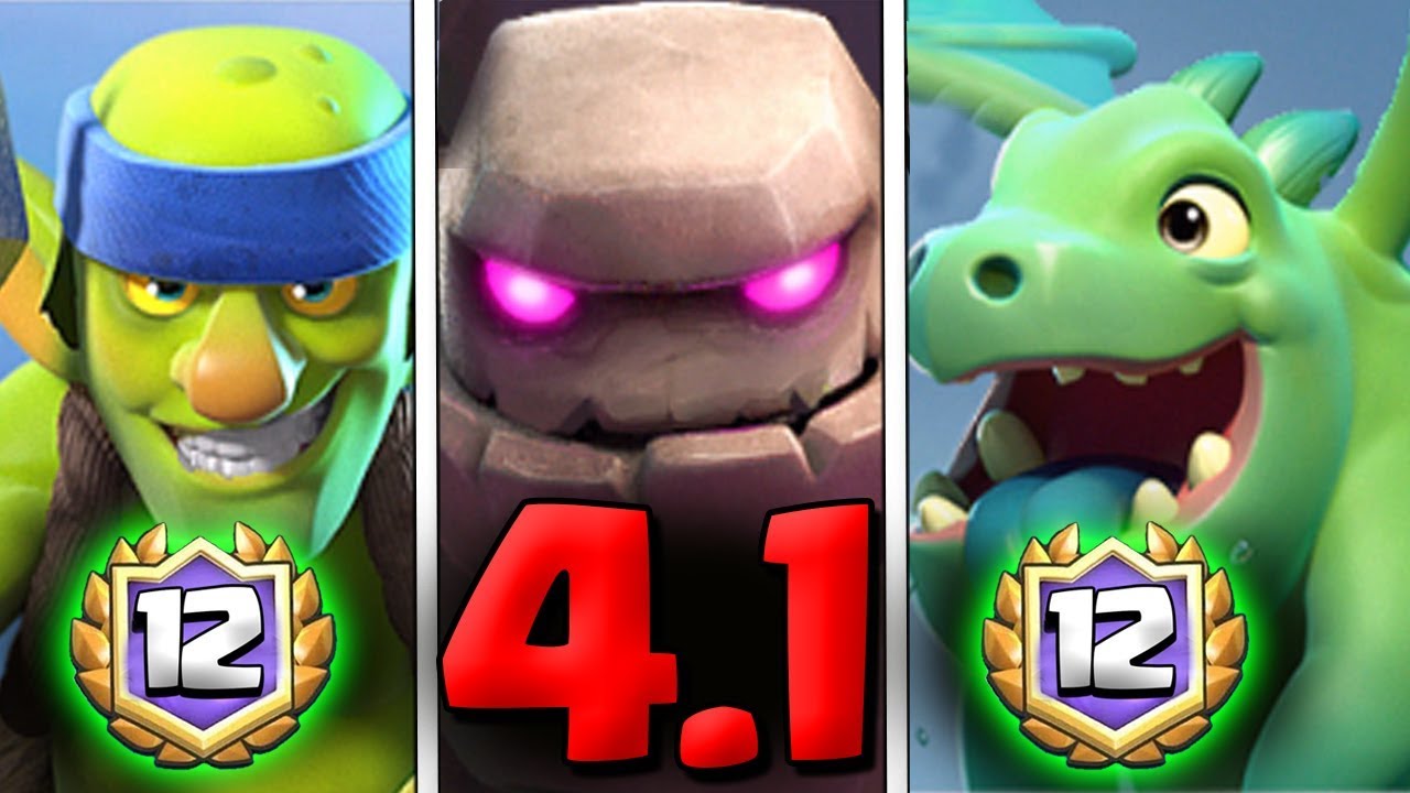 Clash Royale Golem Deck, New Meta GOLEM DECK, Best Golem Deck in Clash