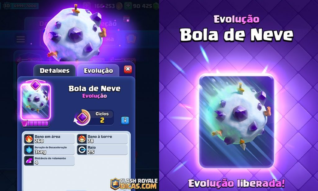 Habilidades da Bola de Neve Evoluída