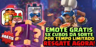 Emote Exclusivo e Cubos da Sorte Grátis – Resgate Já no Clash Royale